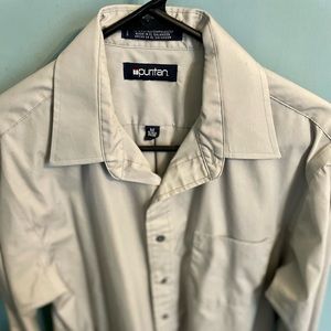 Men’s button down dress shirt- light gray